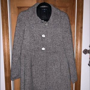 Tweed Gap Dress Coat